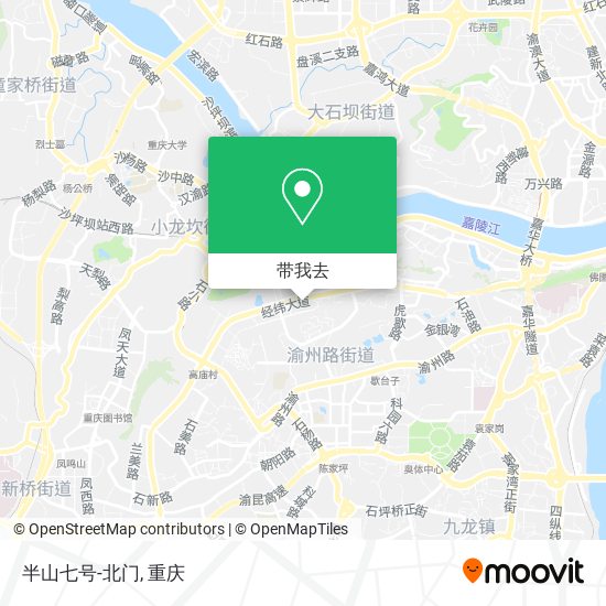 半山七号-北门地图