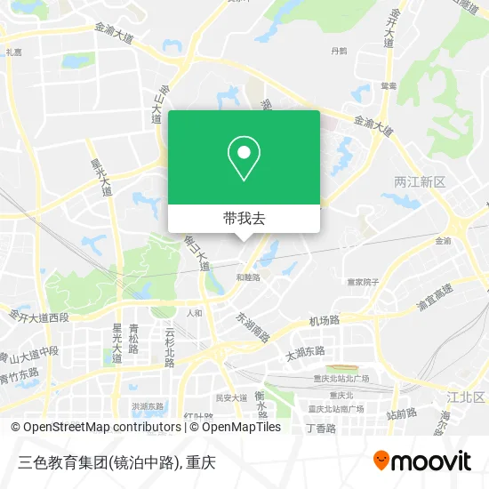三色教育集团(镜泊中路)地图