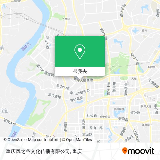 重庆风之谷文化传播有限公司地图