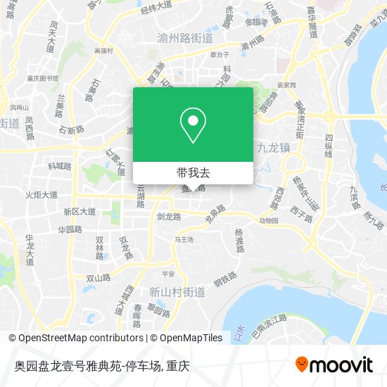 奥园盘龙壹号雅典苑-停车场地图