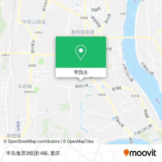 半岛逸景3组团-4栋地图