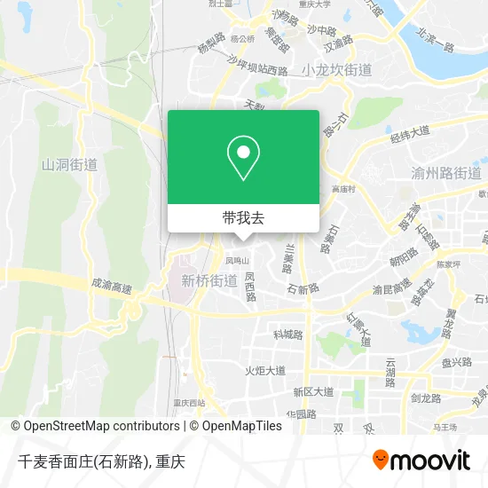 千麦香面庄(石新路)地图