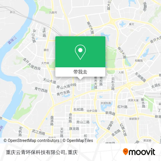 重庆云青环保科技有限公司地图