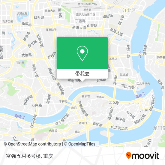 富强五村-6号楼地图