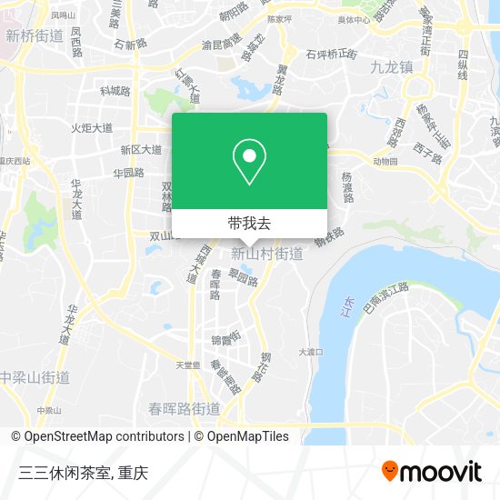 三三休闲茶室地图