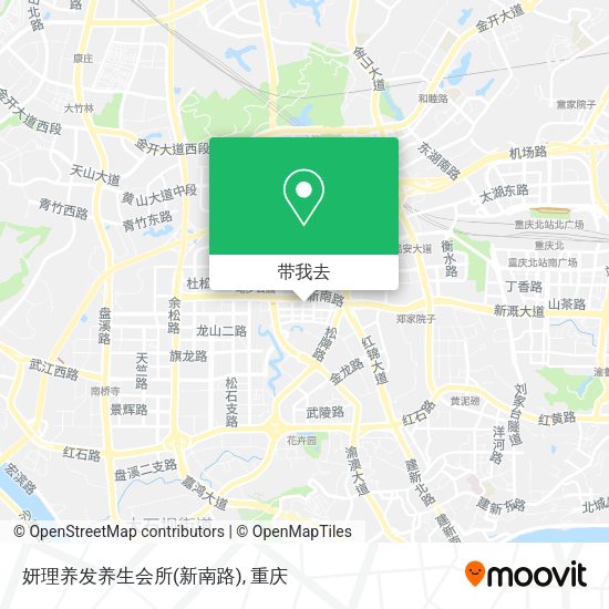 妍理养发养生会所(新南路)地图