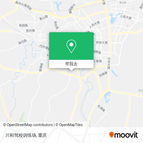 川和驾校训练场地图