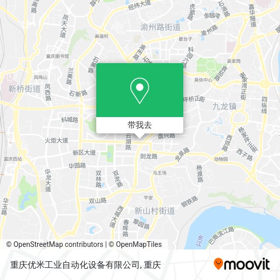 重庆优米工业自动化设备有限公司地图