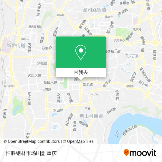 恒胜钢材市场H幢地图