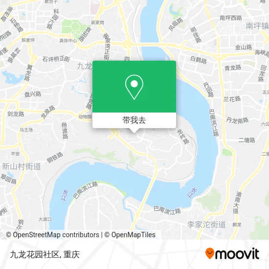 九龙花园社区地图