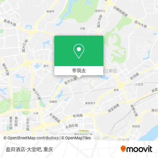 盈田酒店-大堂吧地图
