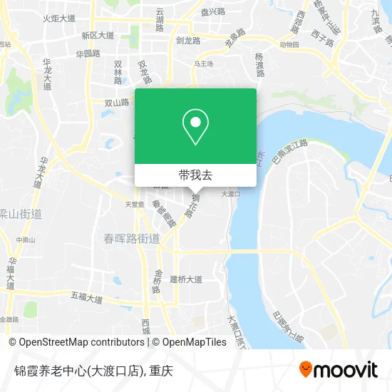锦霞养老中心(大渡口店)地图