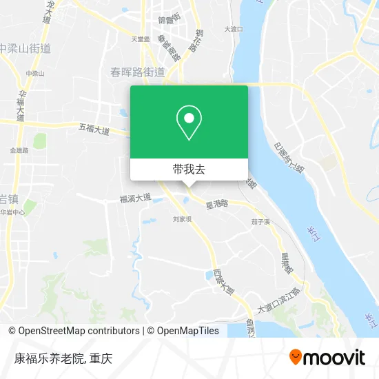 康福乐养老院地图