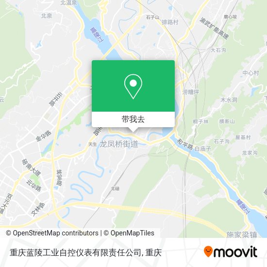 重庆蓝陵工业自控仪表有限责任公司地图