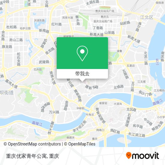 重庆优家青年公寓地图
