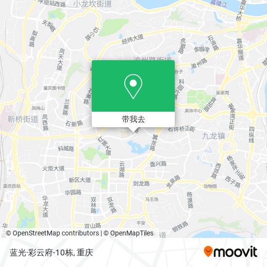 蓝光·彩云府-10栋地图