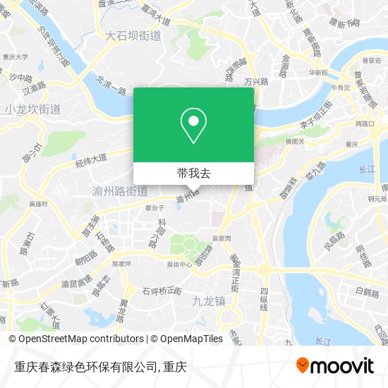重庆春森绿色环保有限公司地图