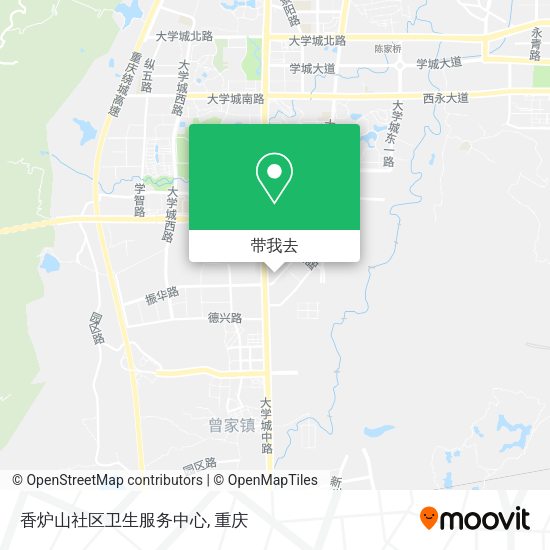 香炉山社区卫生服务中心地图