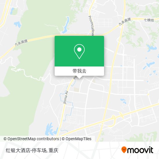 红银大酒店-停车场地图