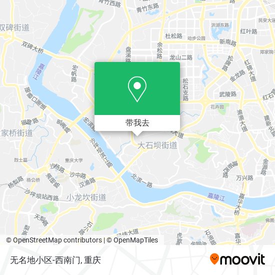 无名地小区-西南门地图