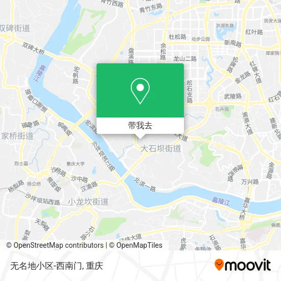 无名地小区-西南门地图