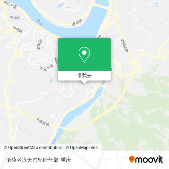 涪陵区浪天汽配经营部地图