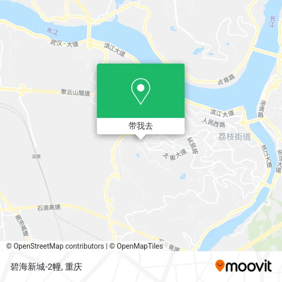 碧海新城-2幢地图