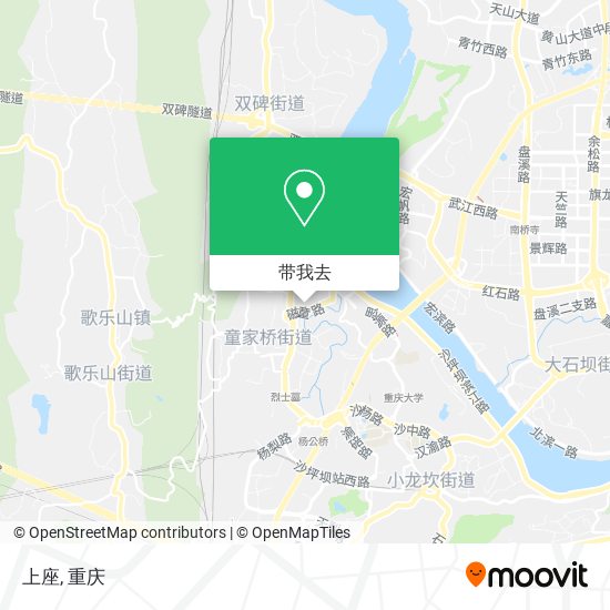 上座地图