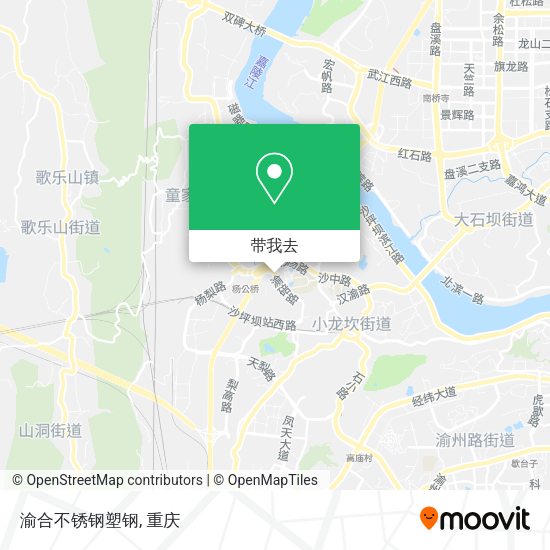 渝合不锈钢塑钢地图