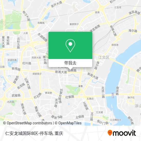 仁安龙城国际B区-停车场地图