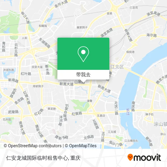 仁安龙城国际临时租售中心地图