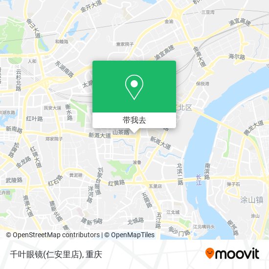 千叶眼镜(仁安里店)地图