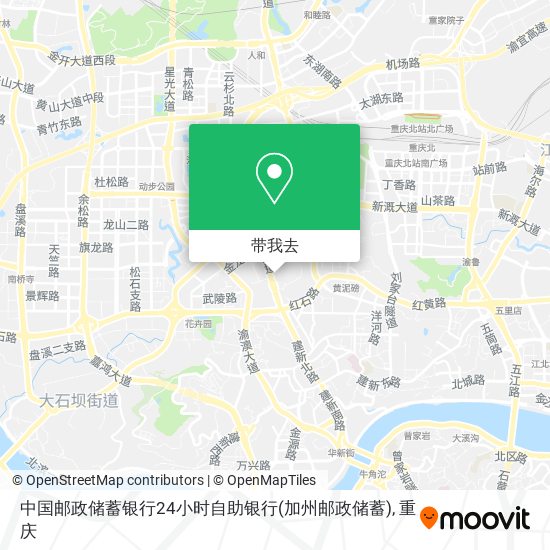 中国邮政储蓄银行24小时自助银行(加州邮政储蓄)地图