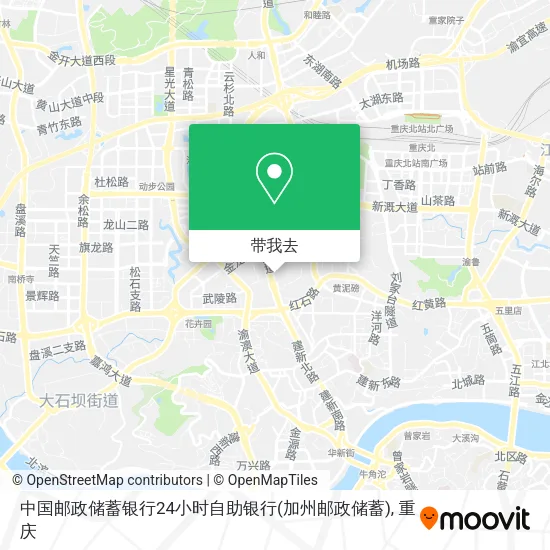 中国邮政储蓄银行24小时自助银行(加州邮政储蓄)地图