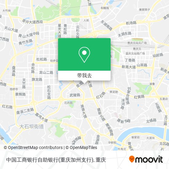 中国工商银行自助银行(重庆加州支行)地图