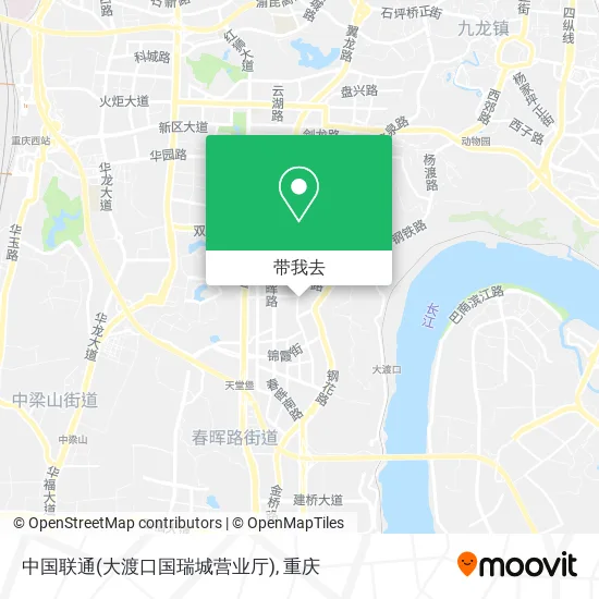 中国联通(大渡口国瑞城营业厅)地图