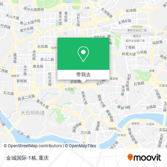 金城国际-1栋地图