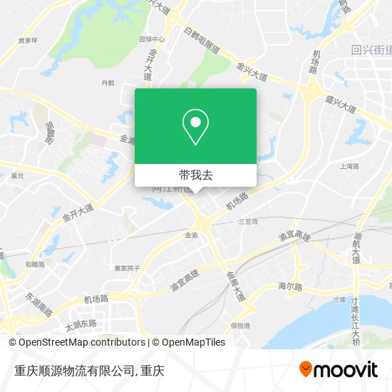 重庆顺源物流有限公司地图