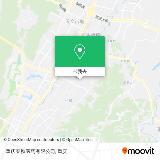 重庆春秋医药有限公司地图