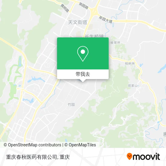 重庆春秋医药有限公司地图