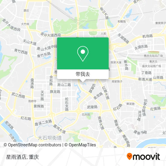 星雨酒店地图