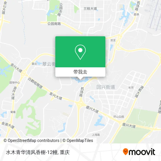 水木青华清风香榭-12幢地图