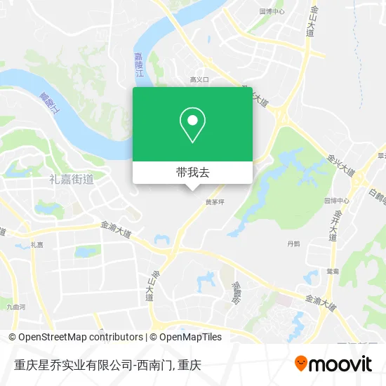 重庆星乔实业有限公司-西南门地图