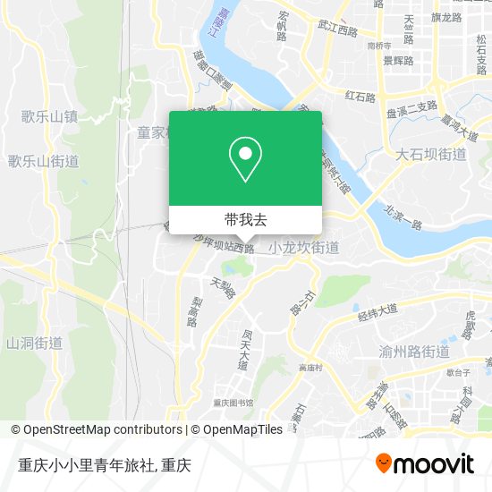 重庆小小里青年旅社地图