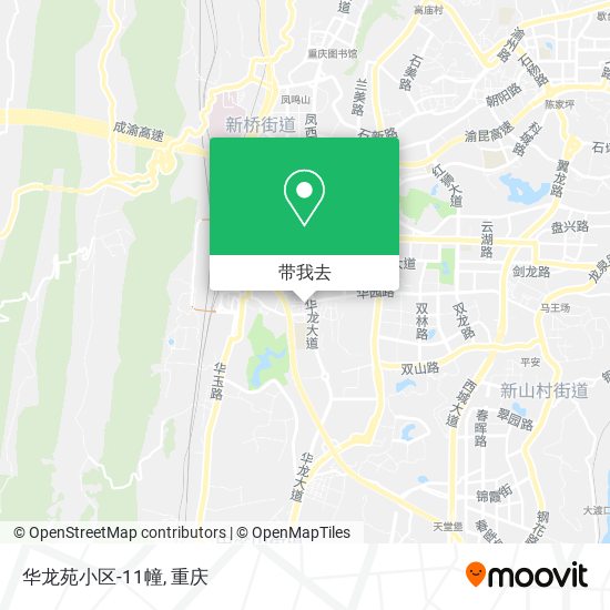 华龙苑小区-11幢地图
