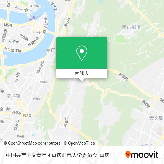 中国共产主义青年团重庆邮电大学委员会地图