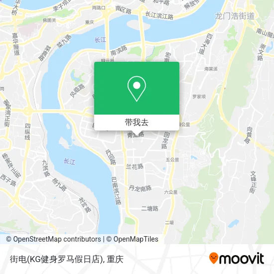 街电(KG健身罗马假日店)地图
