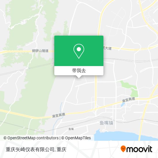 重庆矢崎仪表有限公司地图