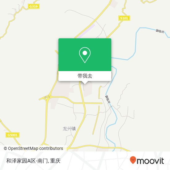 和泽家园A区-南门地图
