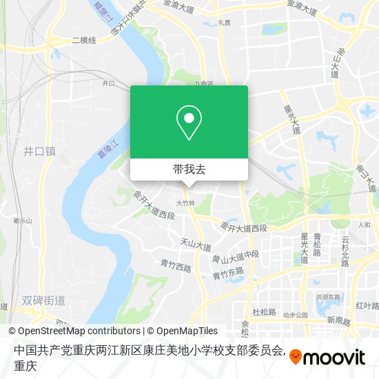 中国共产党重庆两江新区康庄美地小学校支部委员会地图